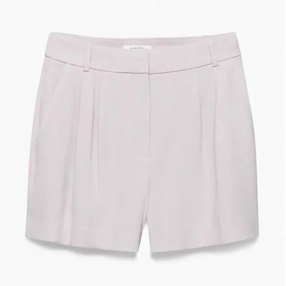 Babaton Pants - Aritzia Babaton Women's Size 8 Munroe Mauve Kennedy Pleated Shorts